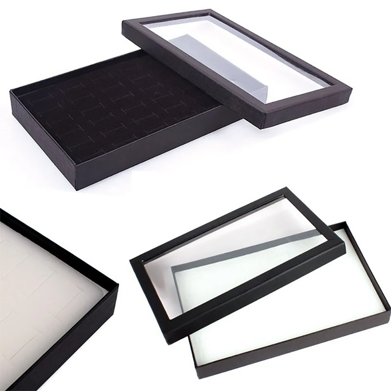 36 Slots Jewellery Box Ring Storage Earrings Display Box Jewelry Organizer Holder Transparent Window Show Case
36 Slots Jewellery Box Ring Storage Earrings Display Box Jewelry Organizer Holder Transparent Window Show Case