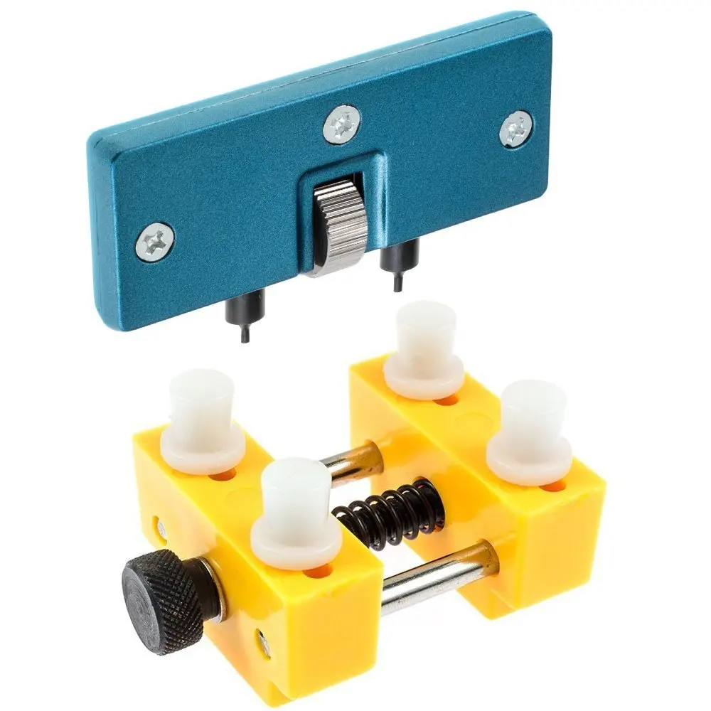 Watch Adjustable Opener Back Case Press Closer Remover Repair Watchmaker Tool and Watch Case Back Opener Repair Remover Holder
Watch Adjustable Opener Back Case Press Closer Remover Repair Watchmaker Tool and Watch Case Back Opener Repair Remover Holder