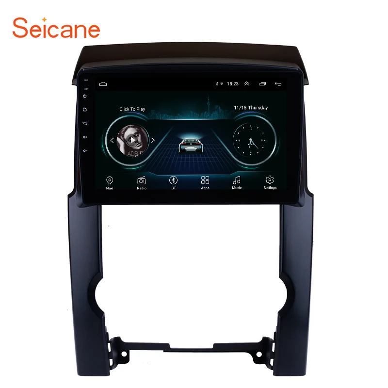 Автомагнитола Seicane 10 1 дюйма 2DIN Android 9 Wi Fi Bluetooth мультимедийный плеер GPS навигация