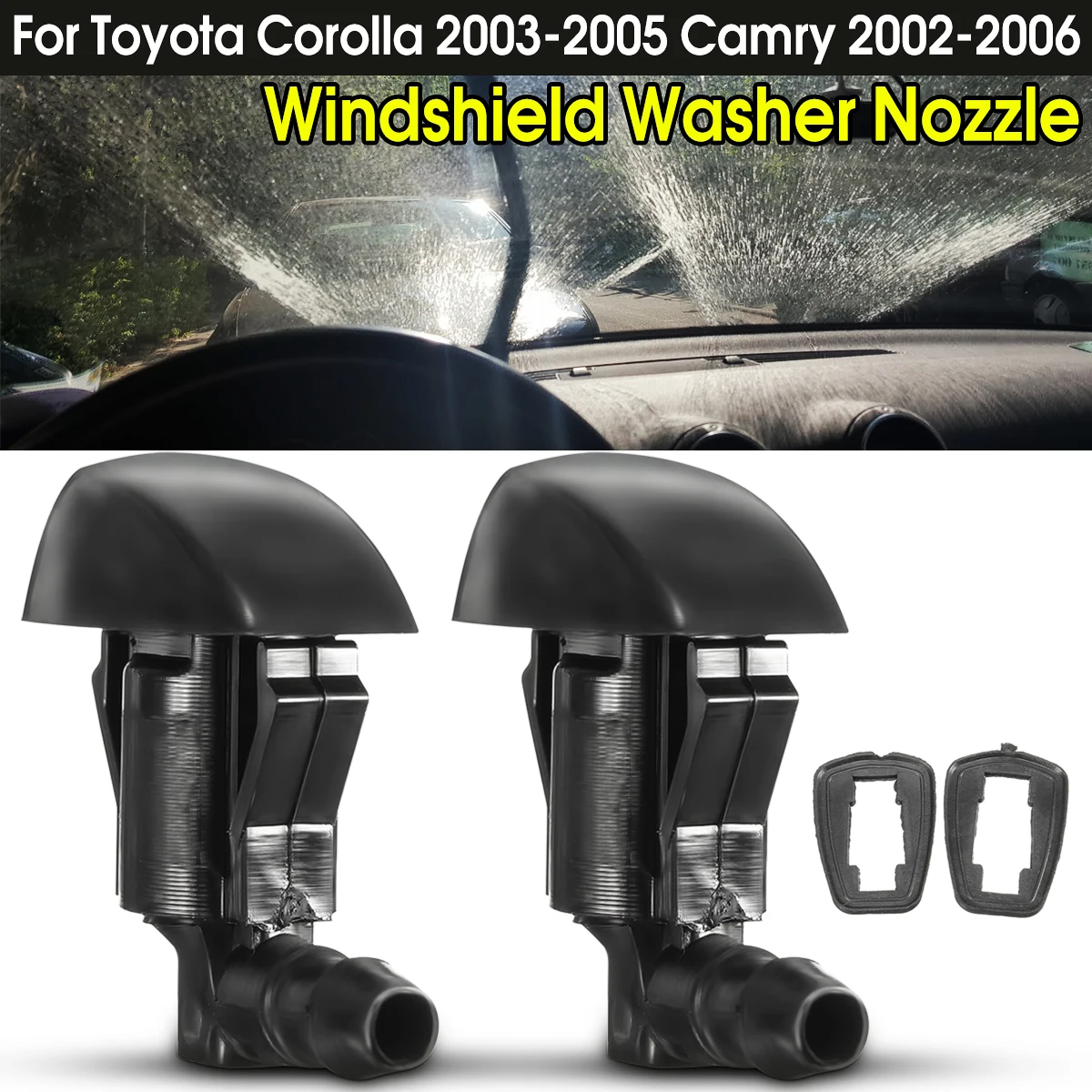 4 pcs 2 pcs New Windshield Washer Nozzle Spray Jet For Toyota for Corolla for Camry 2003 2004 2005 2006
4 pcs 2 pcs New Windshield Washer Nozzle Spray Jet For Toyota for Corolla for Camry 2003 2004 2005 2006