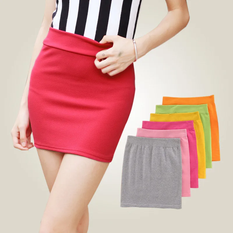 Summer Women High Waist Tight Office Short Skirt Slim Casual Package Hip Skirt Seamless Elastic Lady Mini Sexy Pencil Skirts
Summer Women High Waist Tight Office Short Skirt Slim Casual Package Hip Skirt Seamless Elastic Lady Mini Sexy Pencil Skirts