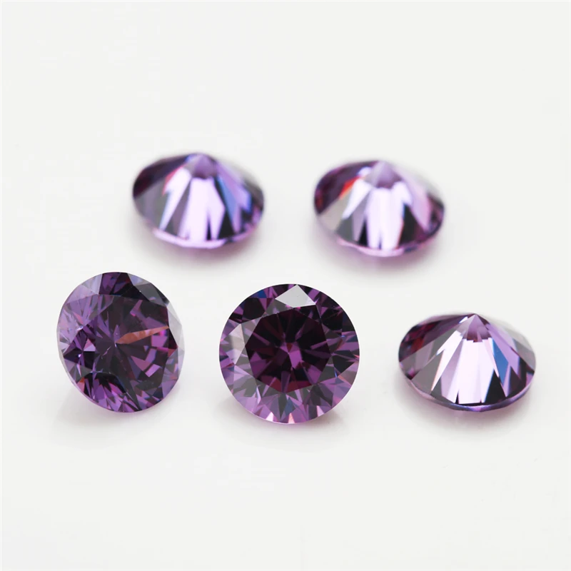 10pcs/lot 4.0~20mm Round Shape Loose CZ Stone Purple Color AAAAA Cubic zirconia Synthetic Gems For Jewelry DIY Stone
10pcs/lot 4.0~20mm Round Shape Loose CZ Stone Purple Color AAAAA Cubic zirconia Synthetic Gems For Jewelry DIY Stone