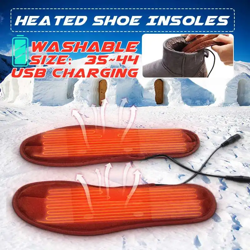 USB Electric Heated Insoles Soles Winter Soft Fleece Heating for Men Women Foot Warmer Heat Boots Shoes Pad
USB Electric Heated Insoles Soles Winter Soft Fleece Heating for Men Women Foot Warmer Heat Boots Shoes Pad
