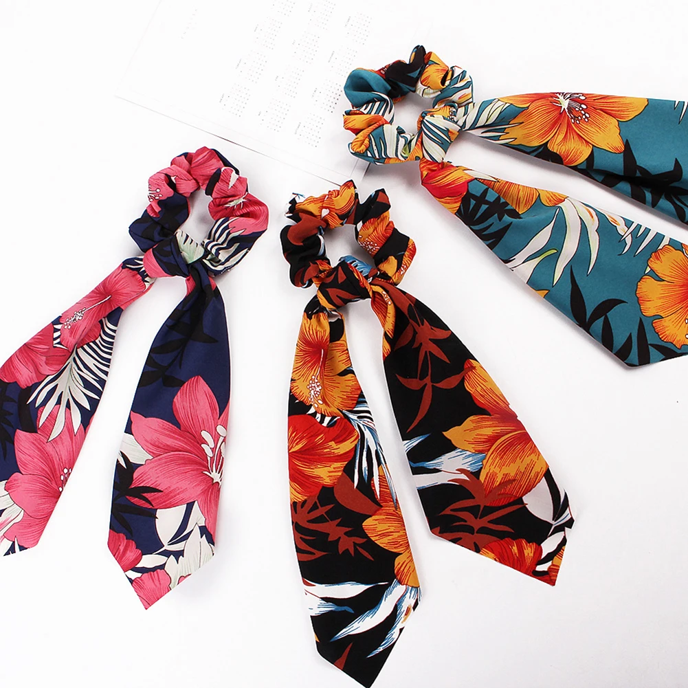 Fashion Print Hair Scrunchies Women Ribbon Elastic Hair Bands Bow Streamers Headwrap Rubber Hair Ropes Girls Hair Accessories
Fashion Print Hair Scrunchies Women Ribbon Elastic Hair Bands Bow Streamers Headwrap Rubber Hair Ropes Girls Hair Accessories