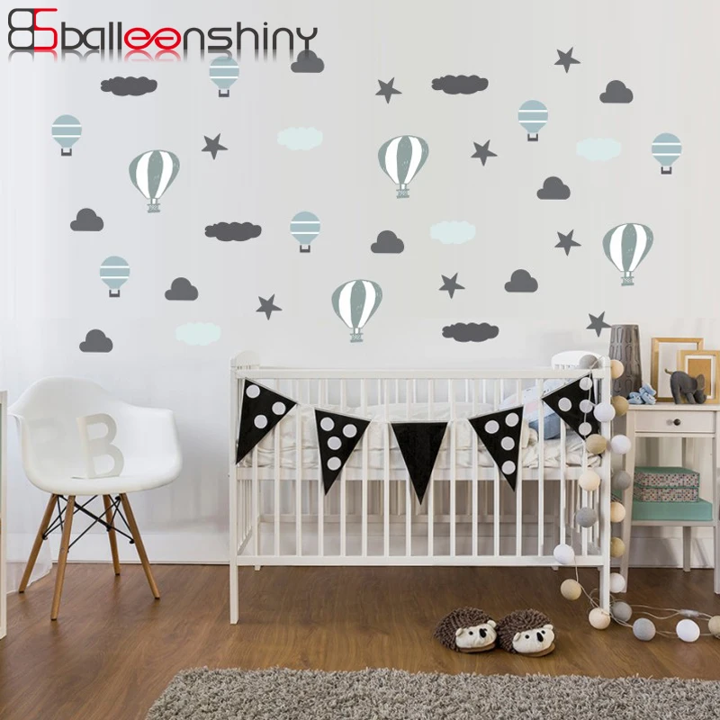 BalleenShiny Cartoon Clouds Air-balloon Wall Sticker Nordic Style Kids Room Nursery Cute Mural Decals Closet Wardrobe Decor
BalleenShiny Cartoon Clouds Air-balloon Wall Sticker Nordic Style Kids Room Nursery Cute Mural Decals Closet Wardrobe Decor