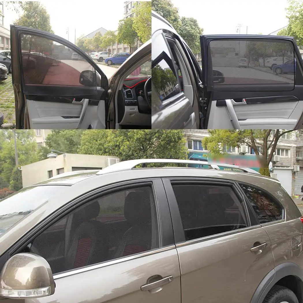 Сетчатый Магнитный солнцезащитный козырек для автомобильного окна передняя и