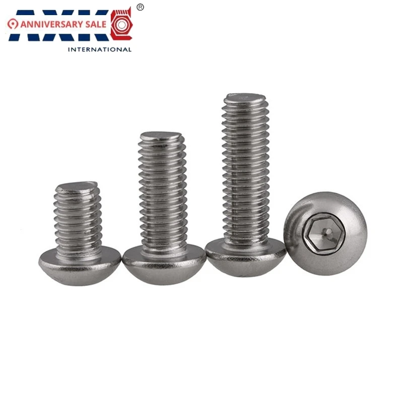 1/4-20 1/4-20*3/8 1/4-20*1/2 3/8" 1/2" 304 Stainless Steel US UNC Coarse Thread Bolt Hexagon Socket Pan Round Button Head Screw
1/4-20 1/4-20*3/8 1/4-20*1/2 3/8" 1/2" 304 Stainless Steel US UNC Coarse Thread Bolt Hexagon Socket Pan Round Button Head Screw