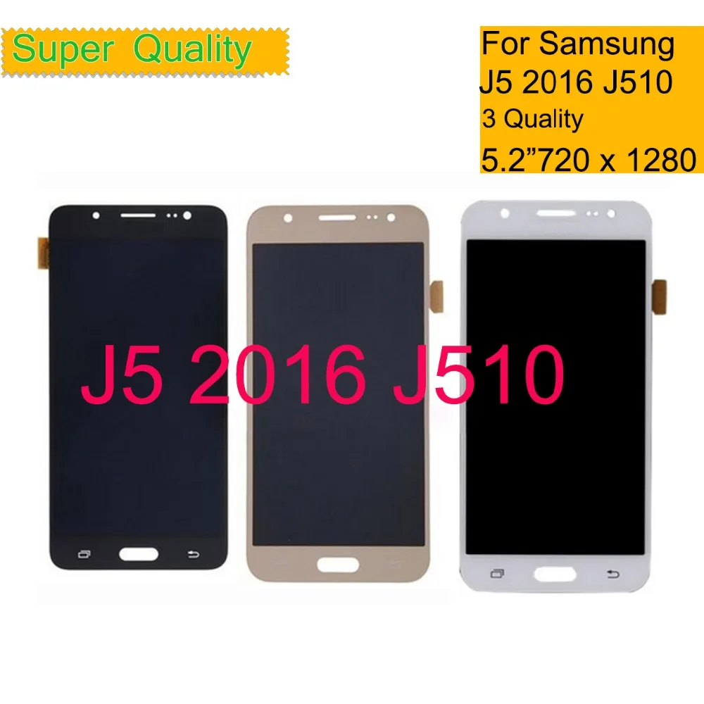 10 шт./лот для Samsung Galaxy J5 2016 j510 J510F SM-J510F ЖК-дисплей сенсорный экран дигитайзер панель Pantalla монитор в сборе
10 шт./лот для Samsung Galaxy J5 2016 j510 J510F SM-J510F ЖК-дисплей сенсорный экран дигитайзер панель Pantalla монитор в сборе