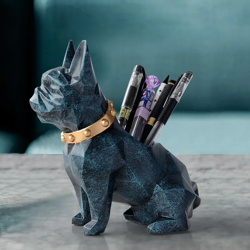 Dog Resin Figurine Pen holder desk organizer office accessories Storage desk pencil pot holder for desk pen craft gift
Dog Resin Figurine Pen holder desk organizer office accessories Storage desk pencil pot holder for desk pen craft gift