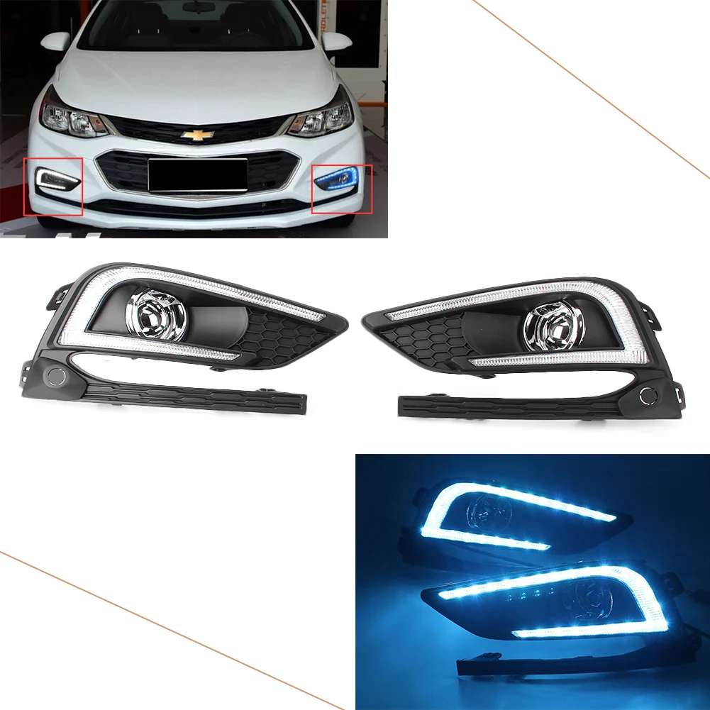 Для Chevrolet Cruze 2016 2017 автомобильные светодиодный указатели поворота Противотуманные фары Дневные ходосветильник огни свет s белый + синий + жел...
Для Chevrolet Cruze 2016 2017 автомобильные светодиодный указатели поворота Противотуманные фары Дневные ходосветильник огни свет s белый + синий + жел...