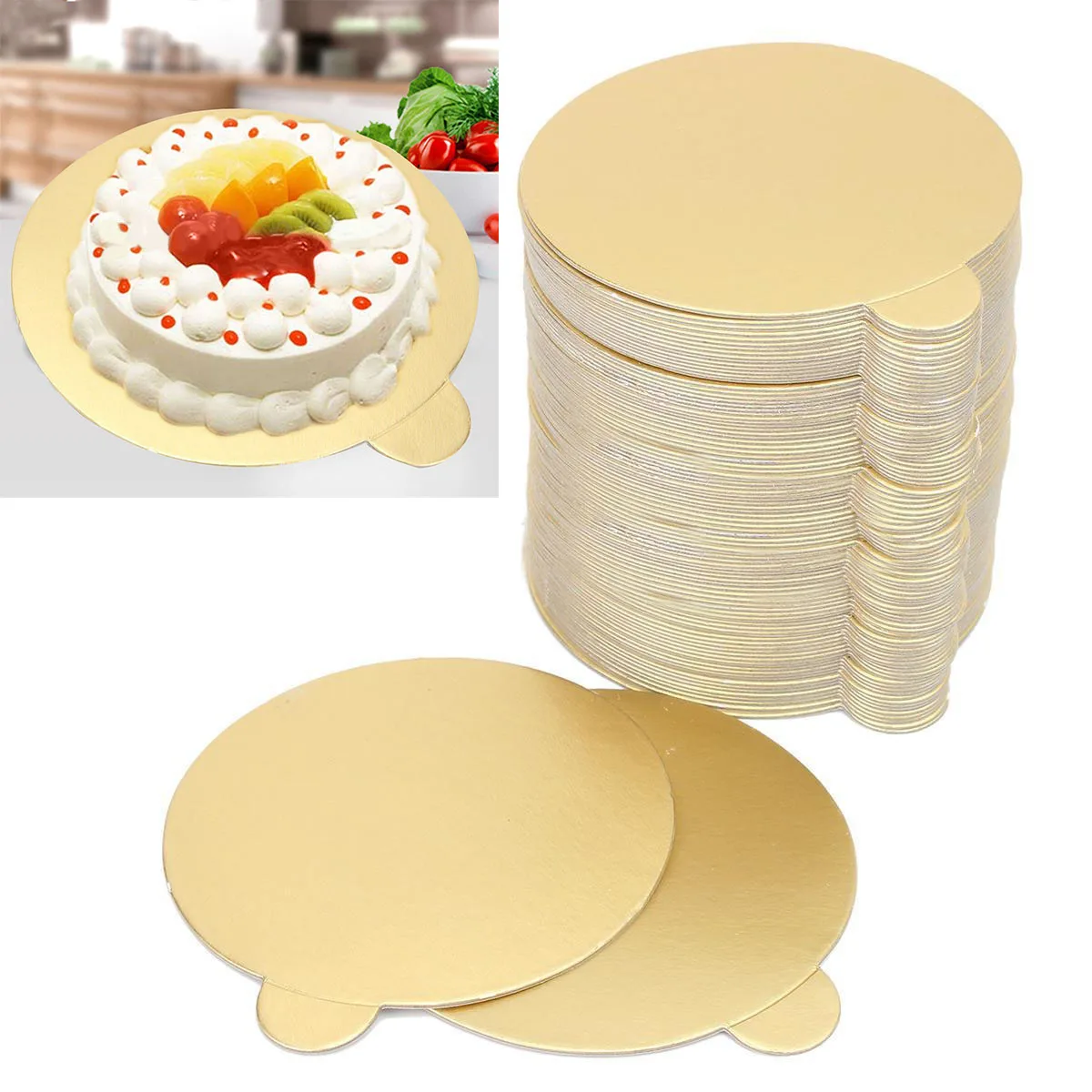 Mayitr 100Pcs/set Round Mousse Cake Boards Gold Paper Displays Cupcake Dessert Tray Wedding Birthday Pastry Decor New
Mayitr 100Pcs/set Round Mousse Cake Boards Gold Paper Displays Cupcake Dessert Tray Wedding Birthday Pastry Decor New