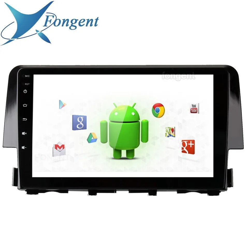Автомагнитола на Android 9 0 для Honda Civic 10 2015 2016 2017 2018 Px6 Dsp 2.5d Ips 64 ГБ Rds 2 Din Gps