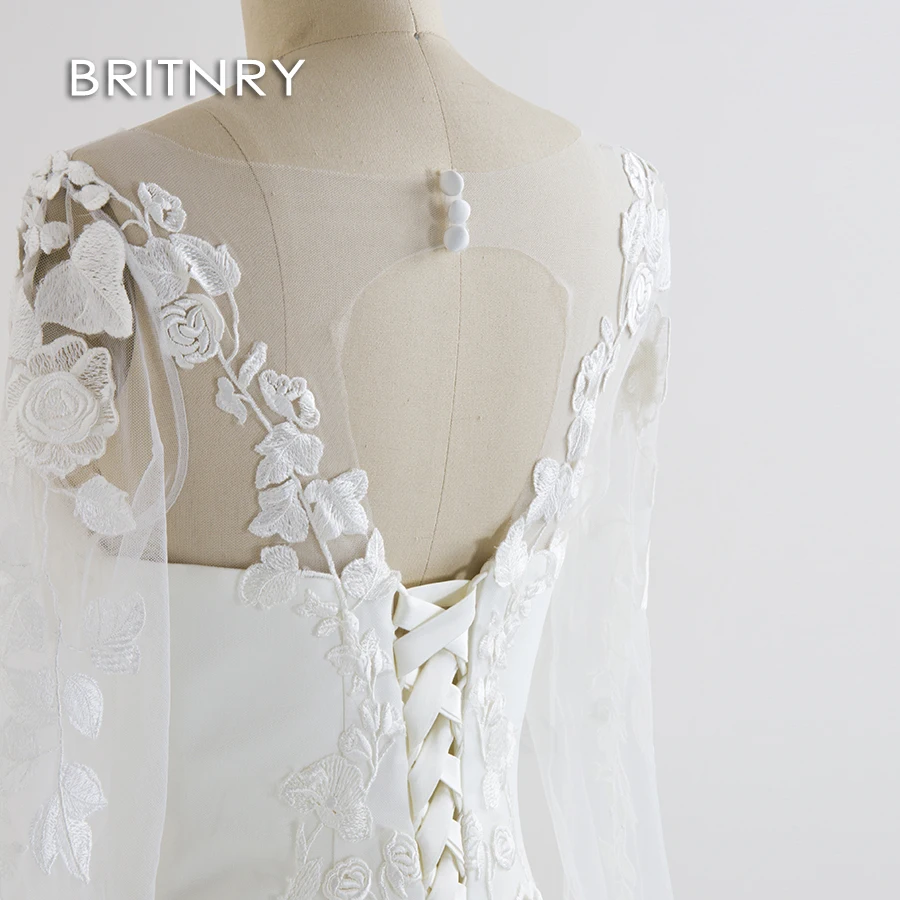 BRITNRY 2020 New Lace Long Sleeves Wedding Dress Elegant Simple Wedding Gowns O-Neck Ball Gown Lady Bridal Dresses
BRITNRY 2020 New Lace Long Sleeves Wedding Dress Elegant Simple Wedding Gowns O-Neck Ball Gown Lady Bridal Dresses