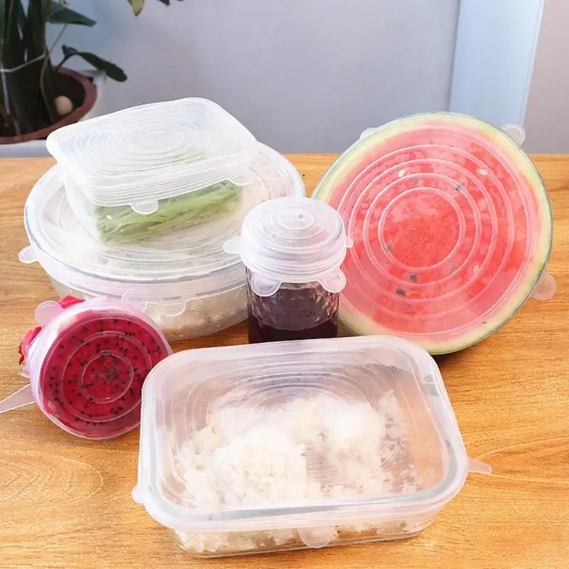1PC Reusable Stretch Silicone Lids Food Wrap Bowl Pot Pan Cover Rubber Fresh-keeping Lid For Food Bowl Pot Kitchen Gadget
1PC Reusable Stretch Silicone Lids Food Wrap Bowl Pot Pan Cover Rubber Fresh-keeping Lid For Food Bowl Pot Kitchen Gadget