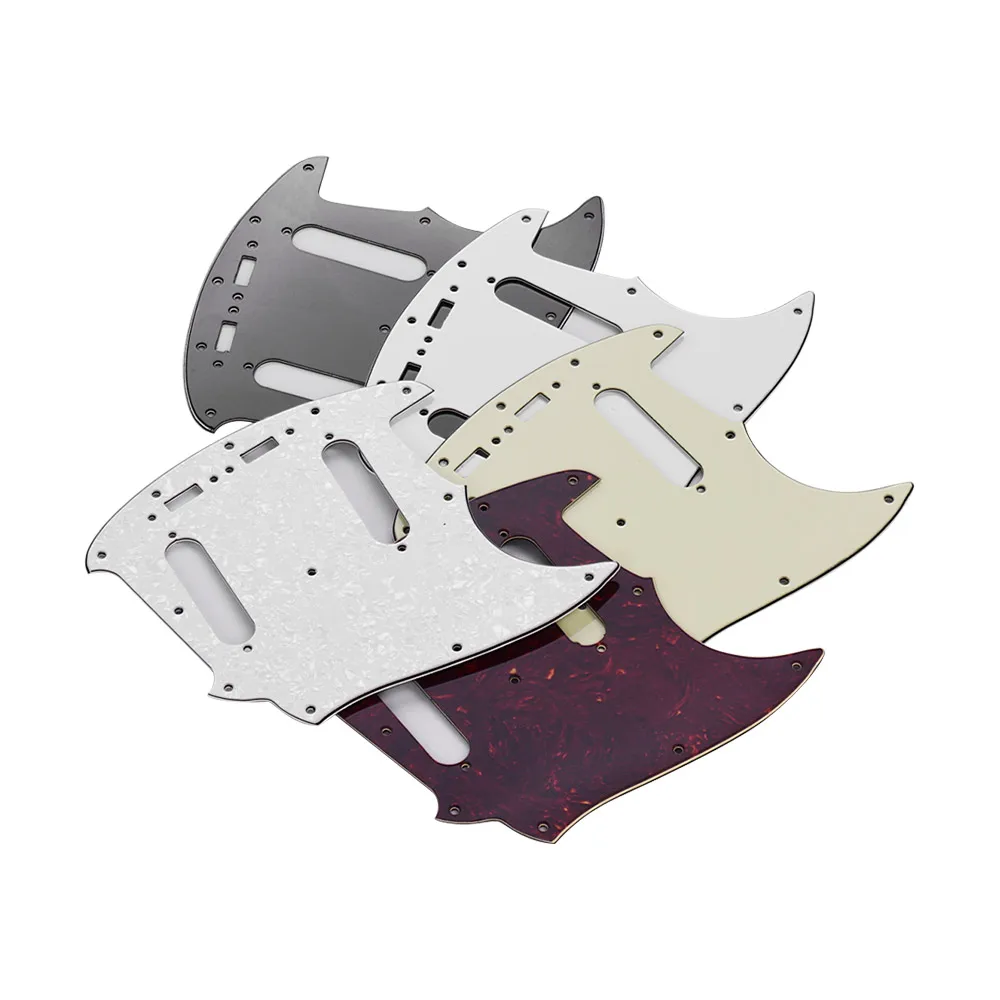 3 Ply PVC Electric Guitar Pickguard with 2 Single Coil Pickup Hole for Mustang MG69 Guitar Replacement Parts
3 Ply PVC Electric Guitar Pickguard with 2 Single Coil Pickup Hole for Mustang MG69 Guitar Replacement Parts
