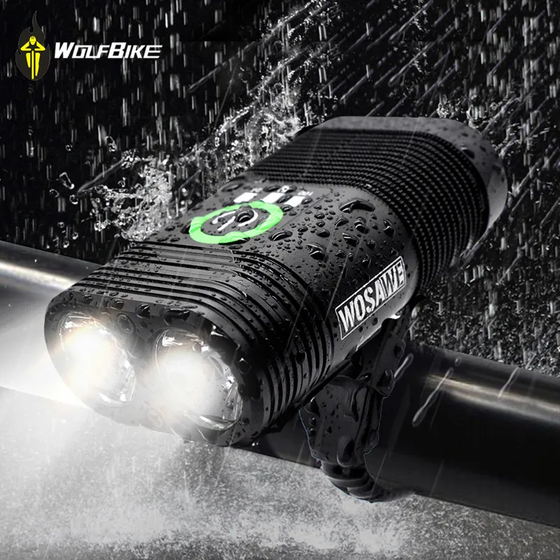 WOSAWE Waterproof 400 Lumens Bicycle Headlights Double LED Built-in Rechargeable USB Mtb Mountain Bike Cycling Flashlights
WOSAWE Waterproof 400 Lumens Bicycle Headlights Double LED Built-in Rechargeable USB Mtb Mountain Bike Cycling Flashlights