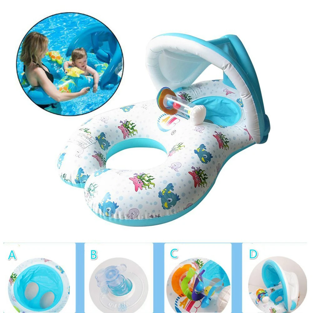 Mother Child Inflatable Ring Swimming Circle Baby Float Double Swimming Pool Accessories Inflatable Wheels Swimtrainer Circles
Mother Child Inflatable Ring Swimming Circle Baby Float Double Swimming Pool Accessories Inflatable Wheels Swimtrainer Circles