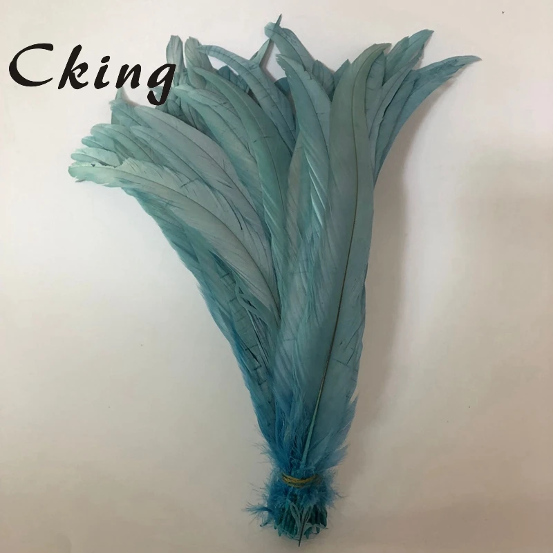 Cking Factory sales Cheap 100pc sky blue cock tails Feather DIY feather clothing jewelry accessories wedding supplies performan
Cking Factory sales Cheap 100pc sky blue cock tails Feather DIY feather clothing jewelry accessories wedding supplies performan