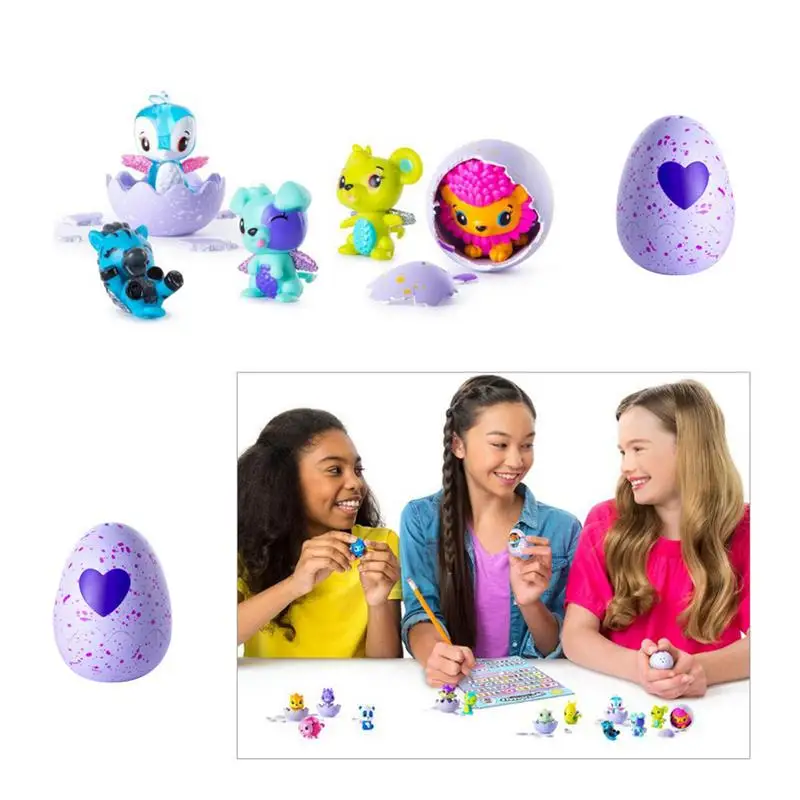 Для Hatchimals Hatch Яйцо девушка игрушка животных Модель Дети магия весело яйца|Шутки и