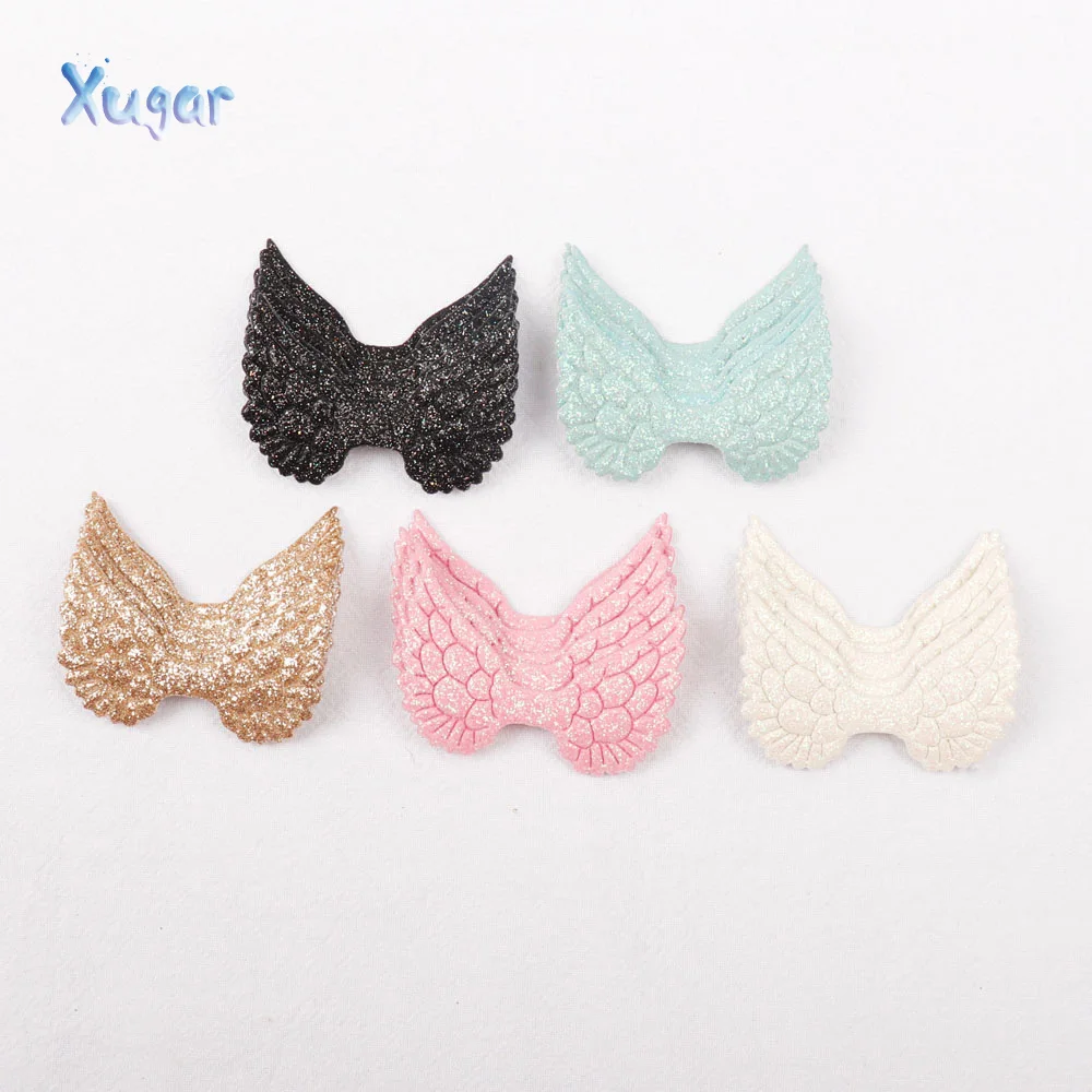 Xugar 10pcs 48mm Mixed Padded Shiny/Glittered Angel wing Shape Appliques For Kid DIY Patch And Baby HairBow Headwere Accessories
Xugar 10pcs 48mm Mixed Padded Shiny/Glittered Angel wing Shape Appliques For Kid DIY Patch And Baby HairBow Headwere Accessories