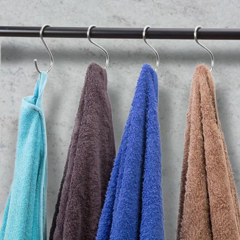 10pcs/set Useful New S Shaped Hooks Kitchen Hanging Hanger Storage Holders Multi-use Stainless Steel Hooks Household Essential
10pcs/set Useful New S Shaped Hooks Kitchen Hanging Hanger Storage Holders Multi-use Stainless Steel Hooks Household Essential