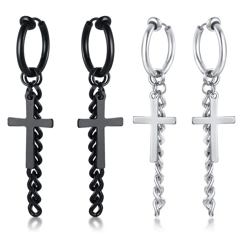 Vnox Mens Cool Feather Chain Earrings Party Street Jewelry Stainless Steel Ear Clip Male brinco masculino Freestyle Accessory
Vnox Mens Cool Feather Chain Earrings Party Street Jewelry Stainless Steel Ear Clip Male brinco masculino Freestyle Accessory
