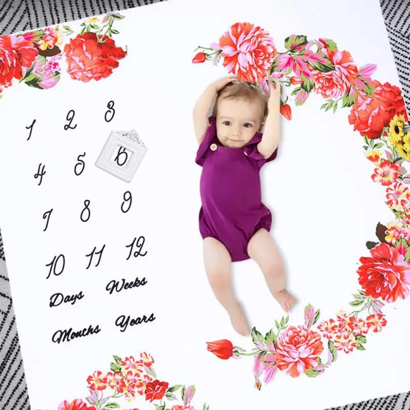 Multifunction Baby Photography Blanket Cute Floral Print Stroller Blankets Backdrop Cloth Calendar Bebe Boy Girl Photo Accessor
Multifunction Baby Photography Blanket Cute Floral Print Stroller Blankets Backdrop Cloth Calendar Bebe Boy Girl Photo Accessor