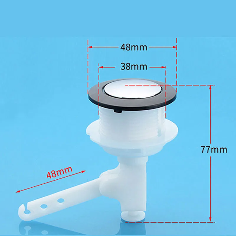 Inside Diameter 38mm toilet round single push button,Suitable for toilet water tank ceramic cover hole diameter 38-41mm,J18326
Inside Diameter 38mm toilet round single push button,Suitable for toilet water tank ceramic cover hole diameter 38-41mm,J18326