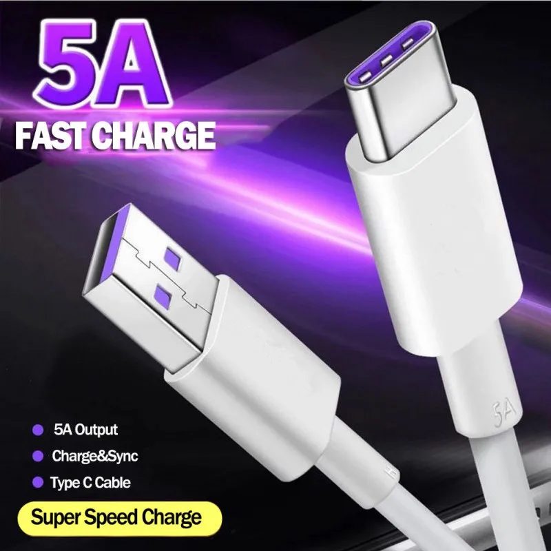 USB 3 1 Type C кабель 5A супер зарядный для передачи данных Huawei Mate 9 10 P10 P20 pro Honor V10 Nova 2s