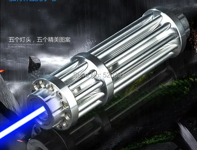 Super Powerful Military 500W 500000m 450nm Blue Laser Pointer Flashlight Burn Match Candle Lit Cigarette Wicked LAZER Hunting
Super Powerful Military 500W 500000m 450nm Blue Laser Pointer Flashlight Burn Match Candle Lit Cigarette Wicked LAZER Hunting