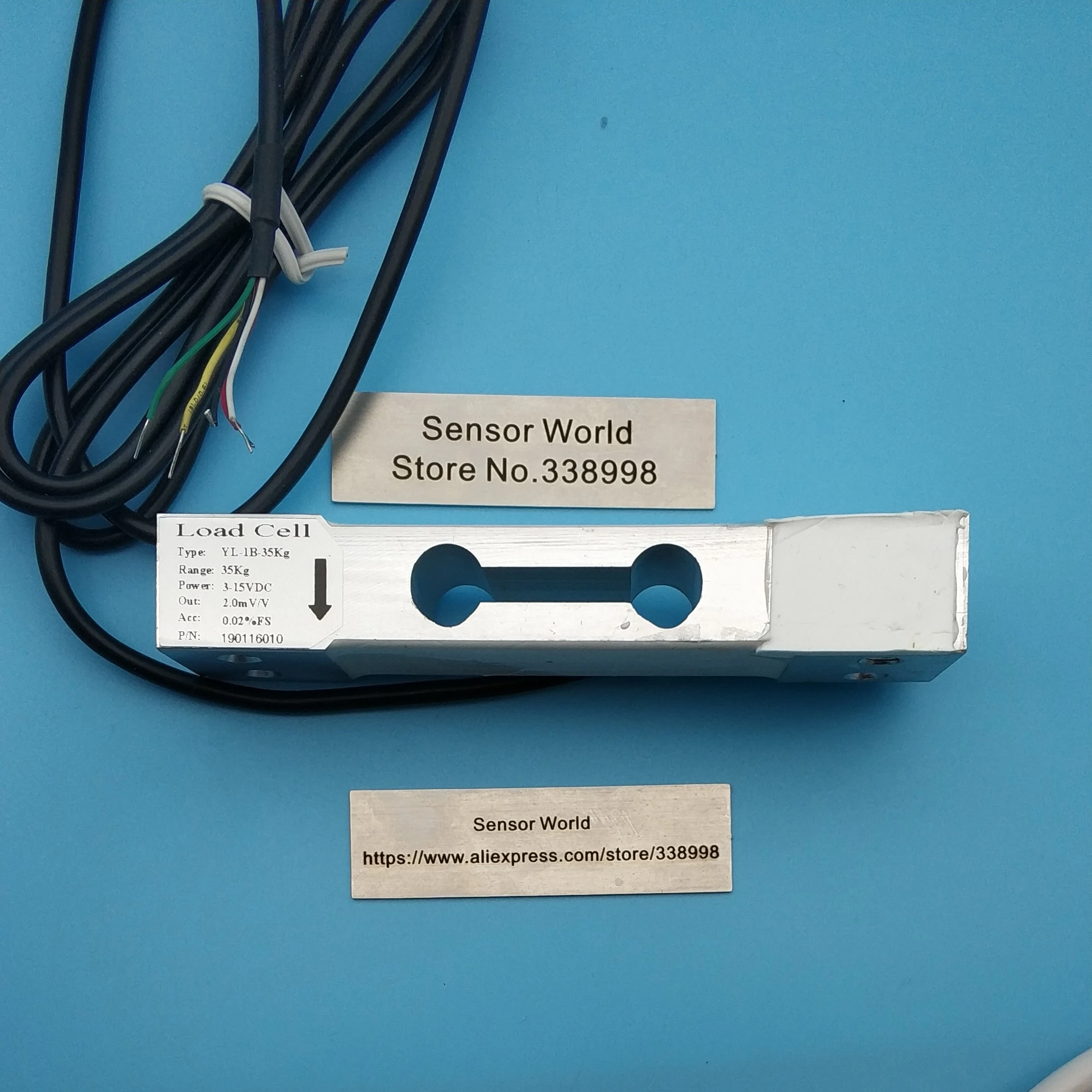 Aluminum alloy double hole parallel beam load cell sensor YL-1B-10kg YL-1B-20kg YL-1B-35Kg YL-1B-40kg YL-1B-50kg YL-1B-100kg
Aluminum alloy double hole parallel beam load cell sensor YL-1B-10kg YL-1B-20kg YL-1B-35Kg YL-1B-40kg YL-1B-50kg YL-1B-100kg