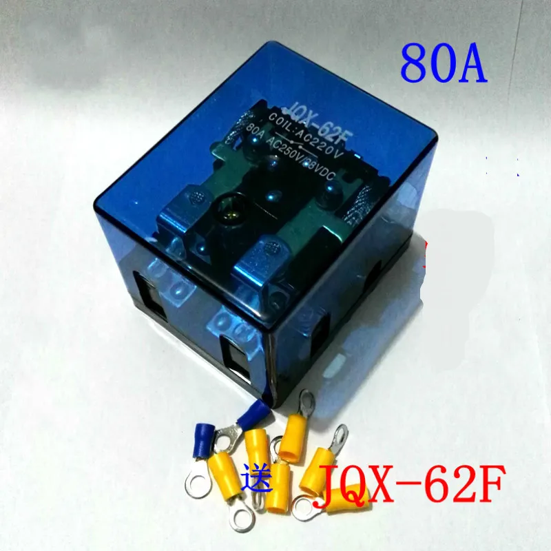 Jqx - 62f 2z Will Electric Current Q62f High-power Relay Both Power 80a 24v 12v 220 V
Jqx - 62f 2z Will Electric Current Q62f High-power Relay Both Power 80a 24v 12v 220 V