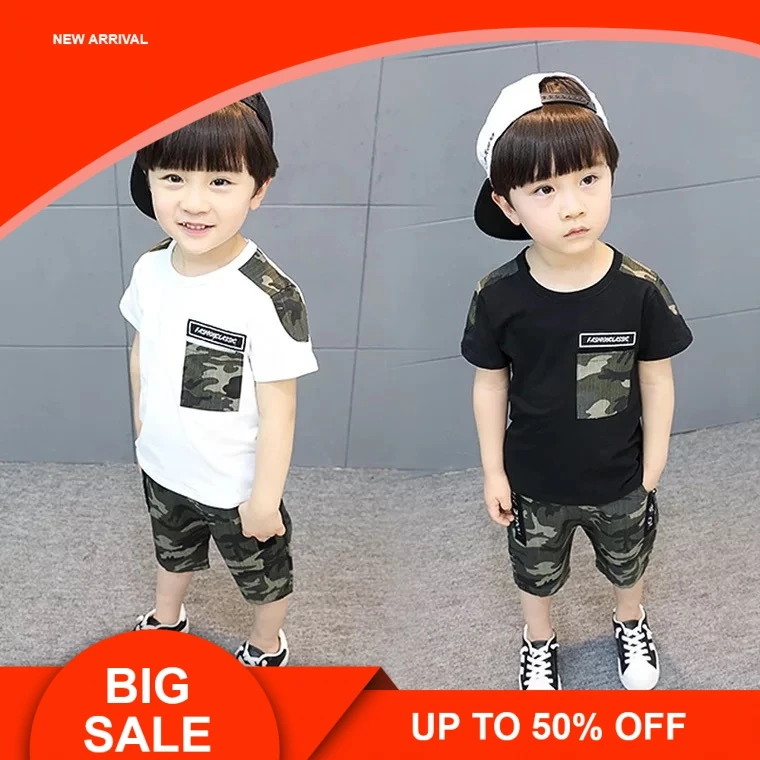 Baby Boys Sets Summer Boys Sets Kid Short Sleeve T Shirt Top and Camouflage Pants Set for Toddler and Baby Boys Clothes
Baby Boys Sets Summer Boys Sets Kid Short Sleeve T Shirt Top and Camouflage Pants Set for Toddler and Baby Boys Clothes