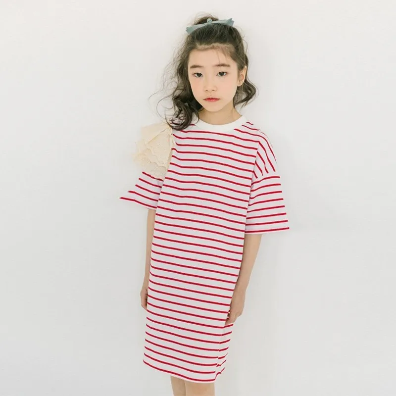 Вязаные подростковые вечерние платья для девочек 100% хлопок 2019 летнее платье дети