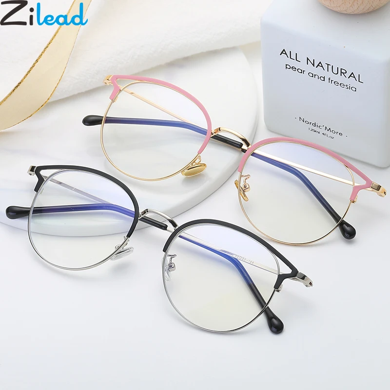 Zilead Anti Blue Light Round Cat Eyes Eyeglasse Frame Women&Men Computer Eye protection Eyewear Optical Spectacle Glasses Unisex
Zilead Anti Blue Light Round Cat Eyes Eyeglasse Frame Women&Men Computer Eye protection Eyewear Optical Spectacle Glasses Unisex