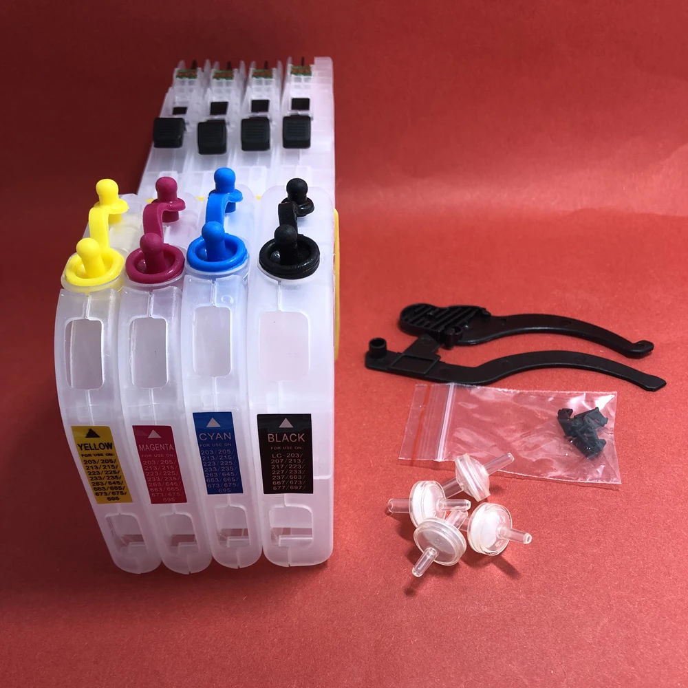 YOTAT Long Refillable ink cartridge LC213 for Brother DCP-J4220N-B/W MFC-J4720N MFC-J5620CDW MFC-J5720CDW MFC-J5820DN
YOTAT Long Refillable ink cartridge LC213 for Brother DCP-J4220N-B/W MFC-J4720N MFC-J5620CDW MFC-J5720CDW MFC-J5820DN