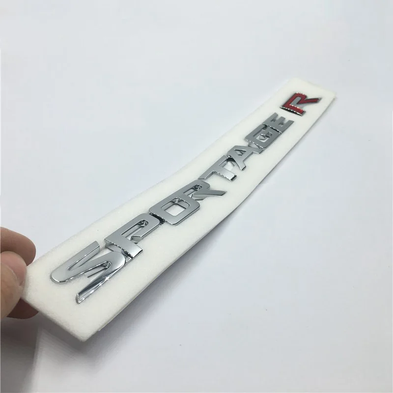 Car Stickers and Decals 3D Sportage R Letters Logo Car Rear Trunk Lid Emblem Badge Sticker For Kia Sportage Accessory Decal
Car Stickers and Decals 3D Sportage R Letters Logo Car Rear Trunk Lid Emblem Badge Sticker For Kia Sportage Accessory Decal