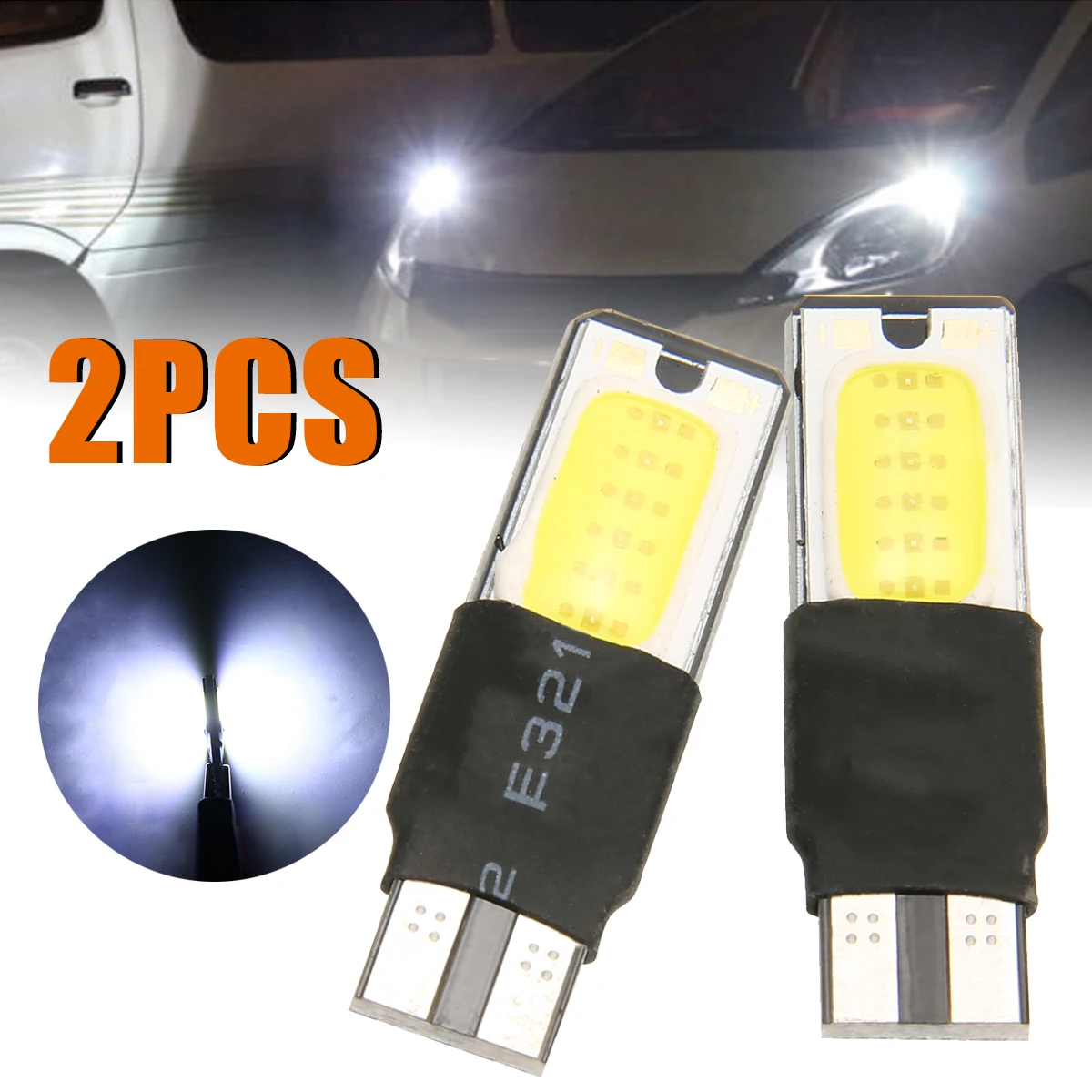 1 Pair T10 Wedge Light 194 168 6W COB LED Car Wedge Side Light Lamp Bulb For Mercedes For Audi For BMW
1 Pair T10 Wedge Light 194 168 6W COB LED Car Wedge Side Light Lamp Bulb For Mercedes For Audi For BMW