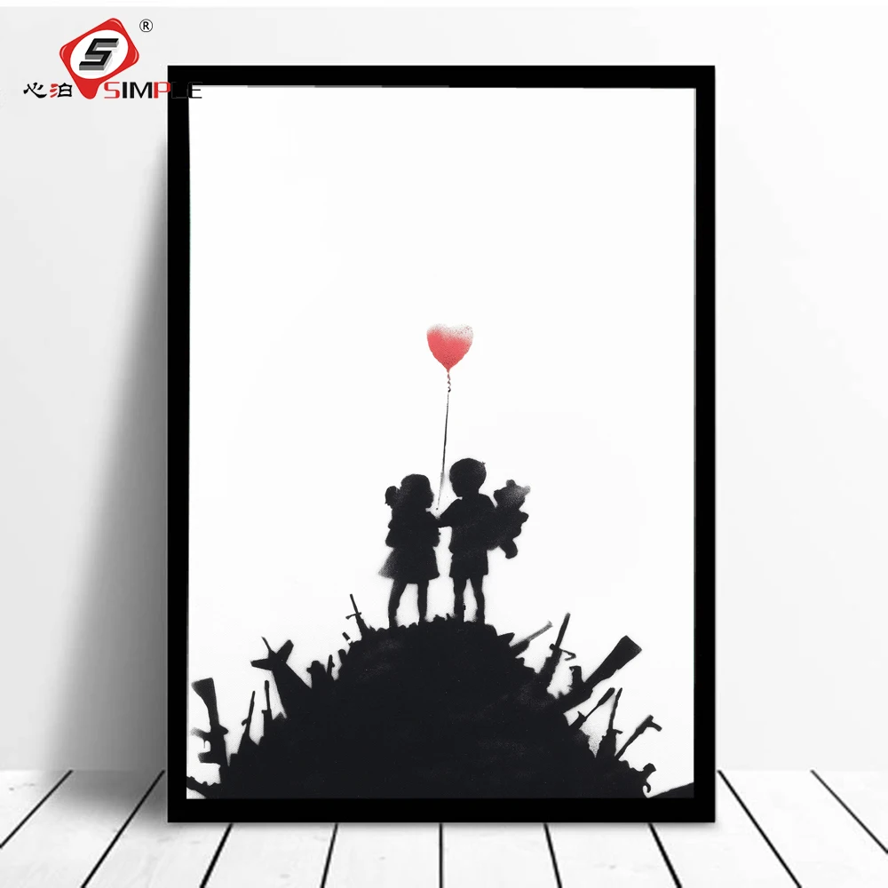 Simple The A Balloon Heart Poster Banksy Graffiti Style Picture Street Art Poster Sword Mountain Decor for Home Unframed
Simple The A Balloon Heart Poster Banksy Graffiti Style Picture Street Art Poster Sword Mountain Decor for Home Unframed