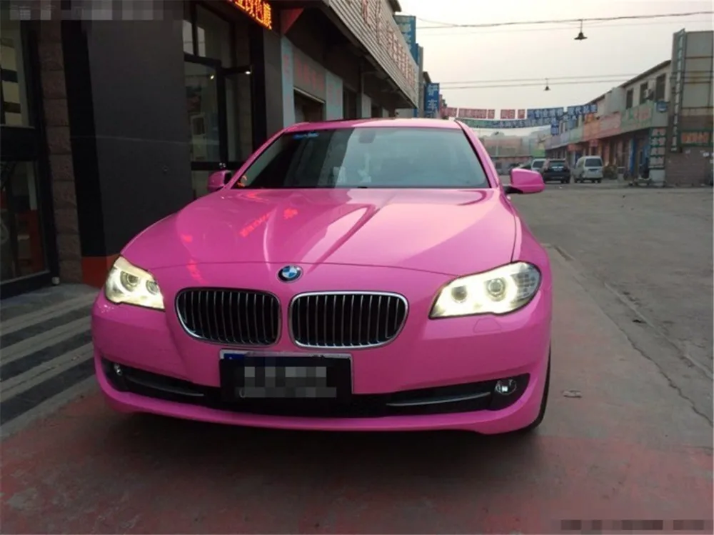 Глянцевая розовая Металлическая Автомобильная виниловая пленка автомобильная