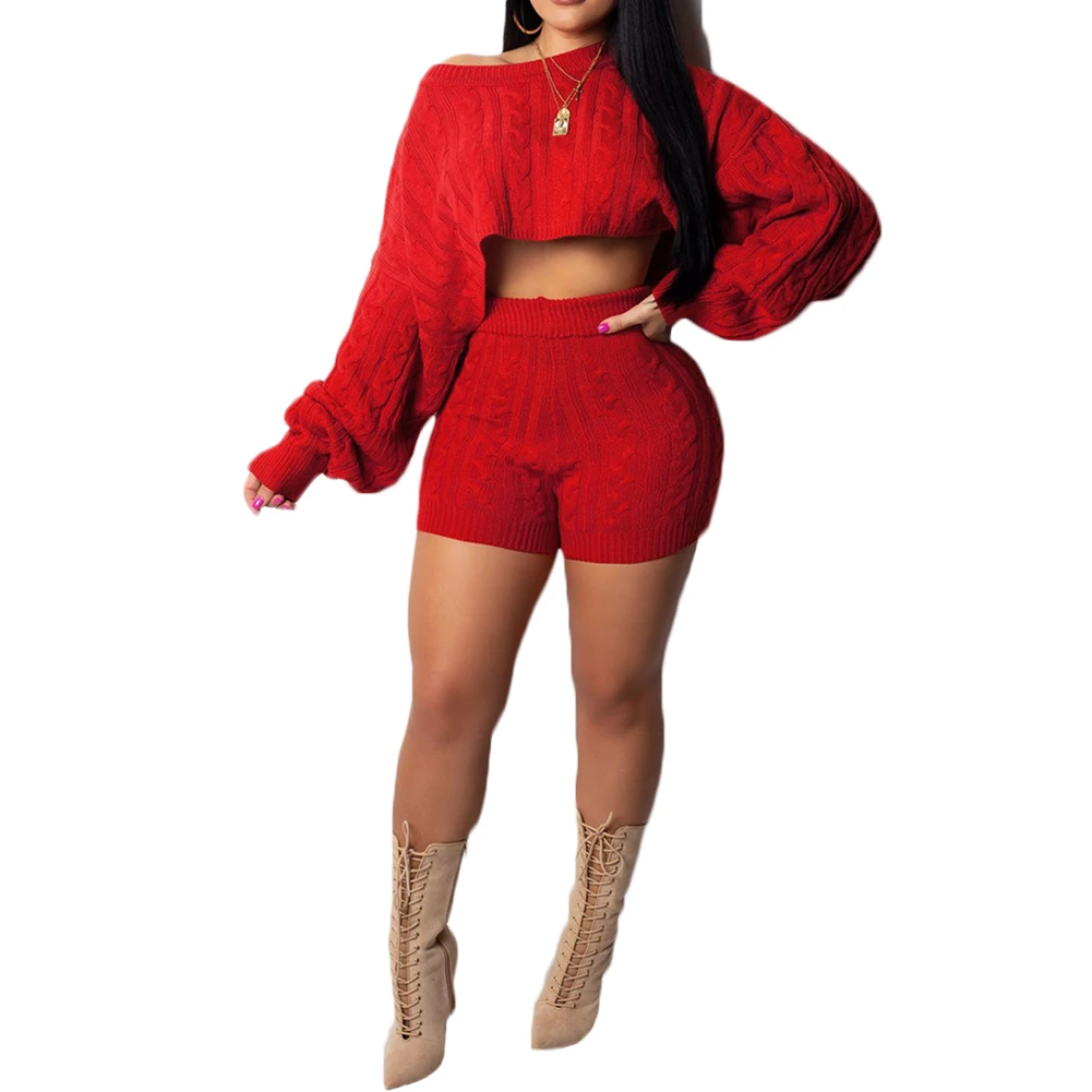 Womens Crop Tops Sweater+Shorts 2018 Soft Warm High Quality Red Two-Piece Elastic Waist Playsuit Size Plus Jumpsuit Romper Set
Womens Crop Tops Sweater+Shorts 2018 Soft Warm High Quality Red Two-Piece Elastic Waist Playsuit Size Plus Jumpsuit Romper Set
