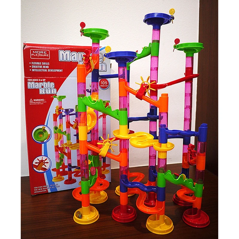 DIY Construction Marble Race Run Maze Balls Track Building Blocks Children Gift For Baby Educational Toys
DIY Construction Marble Race Run Maze Balls Track Building Blocks Children Gift For Baby Educational Toys