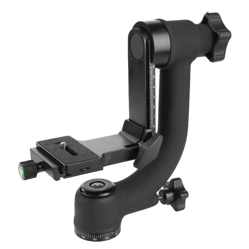 Professional 360 Degree Panoramic Gimbal Head Pan Tilt Aluminum Tripod Head Quick Release Plate For DSLR Camera Telephoto Lens
Professional 360 Degree Panoramic Gimbal Head Pan Tilt Aluminum Tripod Head Quick Release Plate For DSLR Camera Telephoto Lens