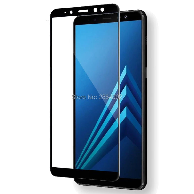 Защитное стекло закаленное 3D для Samsung Galaxy A8 2018 A530F|Защитные стёкла и плёнки