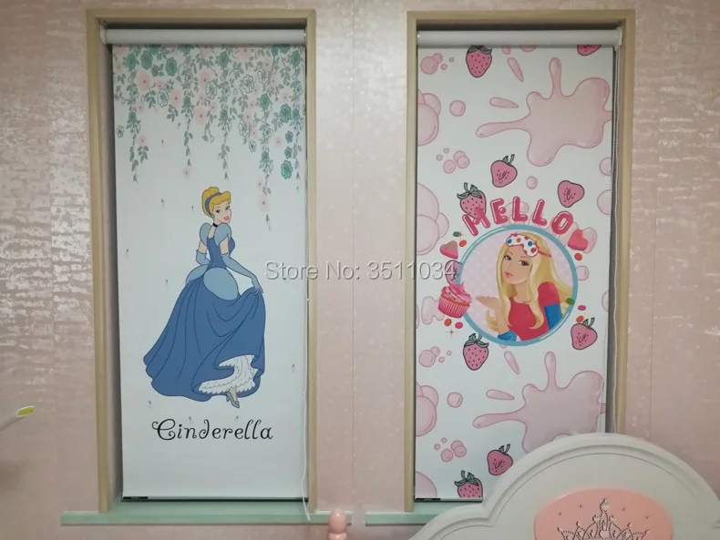 Princess wind rolling screen roller blind for Children's room roller shutters Shutter shade and shading for office/bathroom
Princess wind rolling screen roller blind for Children's room roller shutters Shutter shade and shading for office/bathroom