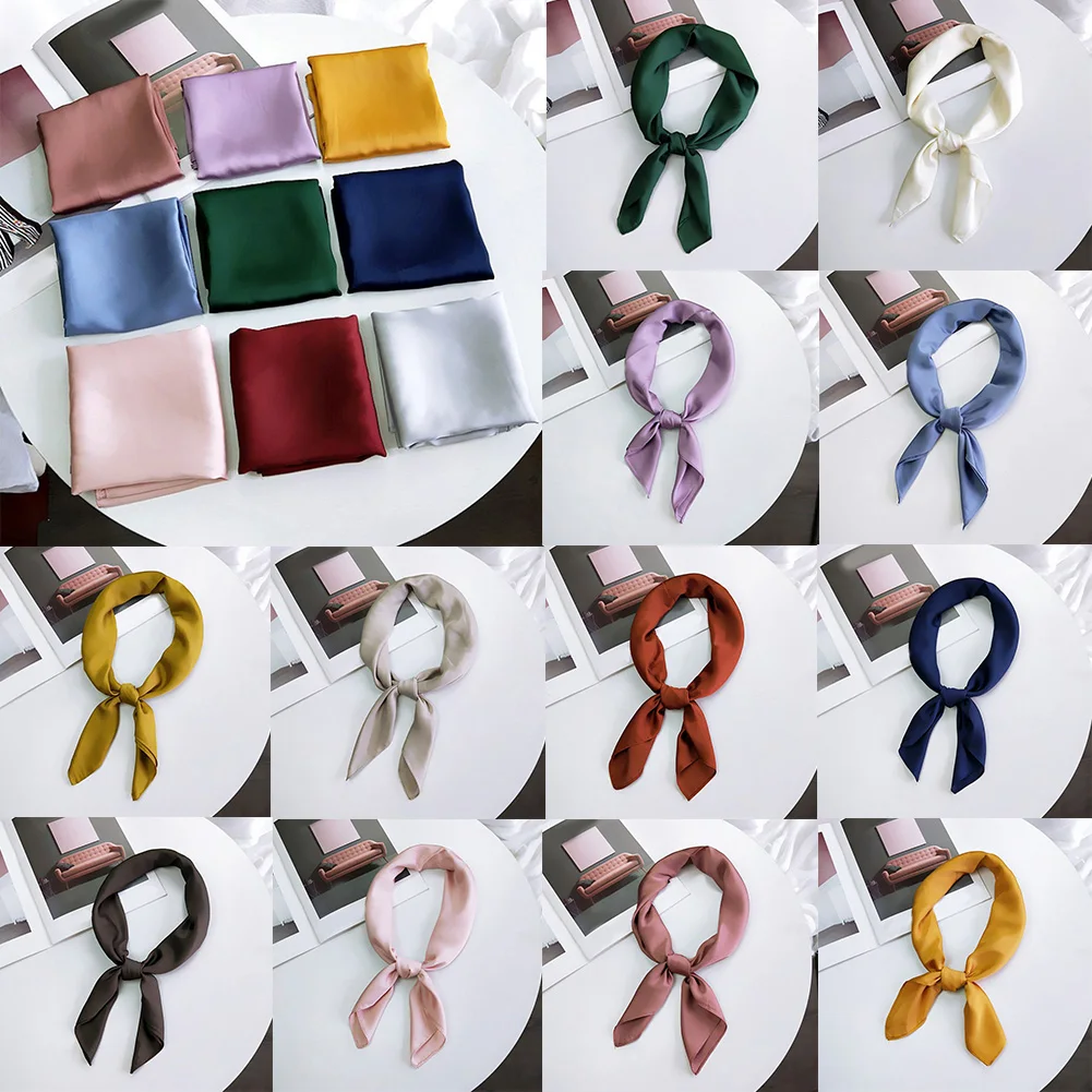 Fashion Sexy Women's 70cm Silk Scarf Spring Summer Solid Color Soft Square Scarves Work Professional Shawls Bandana Foulard Soie
Fashion Sexy Women's 70cm Silk Scarf Spring Summer Solid Color Soft Square Scarves Work Professional Shawls Bandana Foulard Soie