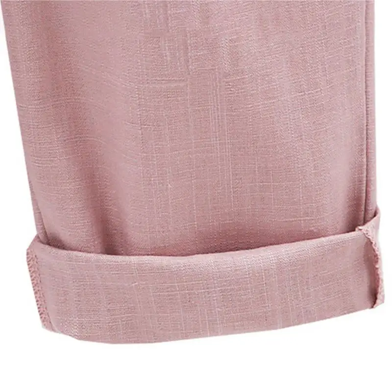 MISSKY Women Pants Ankle-length Solid Color Casual Loose Cotton Thin Middle Waist Pants Female Clothes For Summer Spring
MISSKY Women Pants Ankle-length Solid Color Casual Loose Cotton Thin Middle Waist Pants Female Clothes For Summer Spring