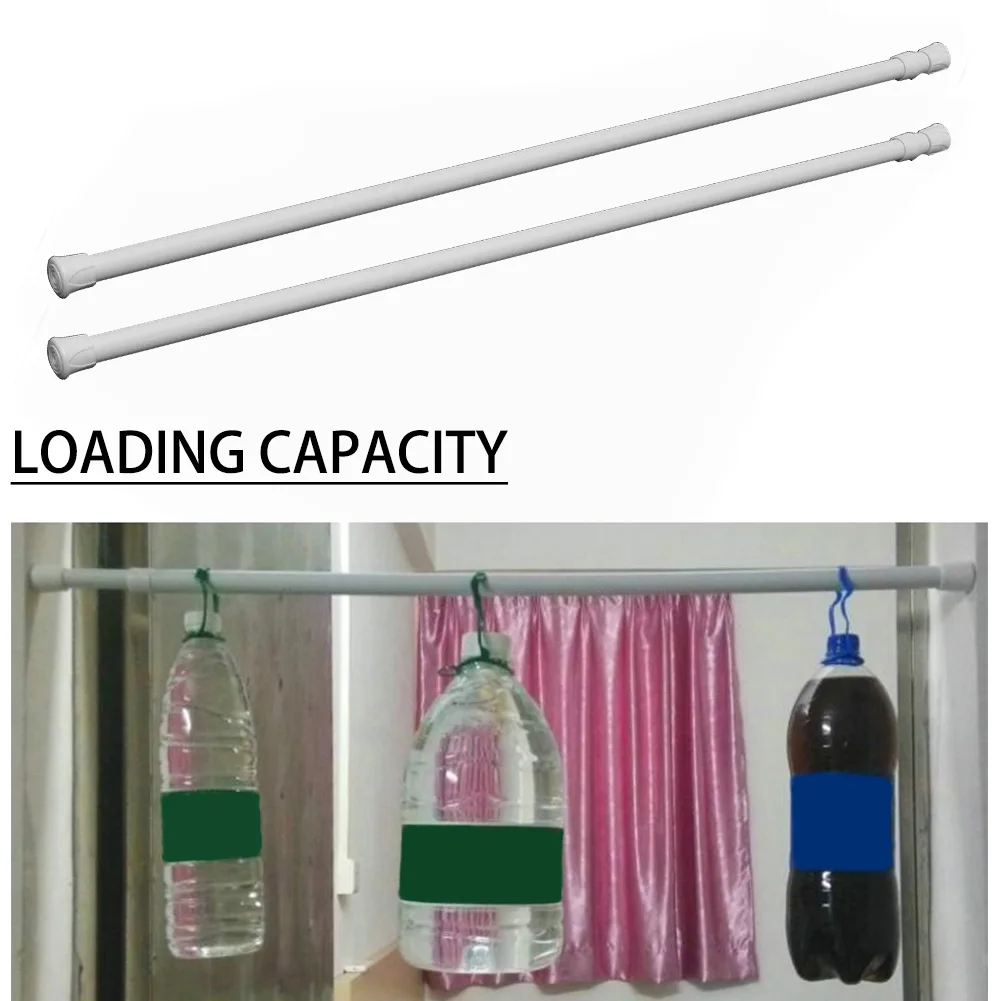1pc Cabinet Closet Curtain Rail Pole Telescopic Pole Wardrobe Tension Rod Adjustable Window Extendable Shower Curtain Holder Rod
1pc Cabinet Closet Curtain Rail Pole Telescopic Pole Wardrobe Tension Rod Adjustable Window Extendable Shower Curtain Holder Rod