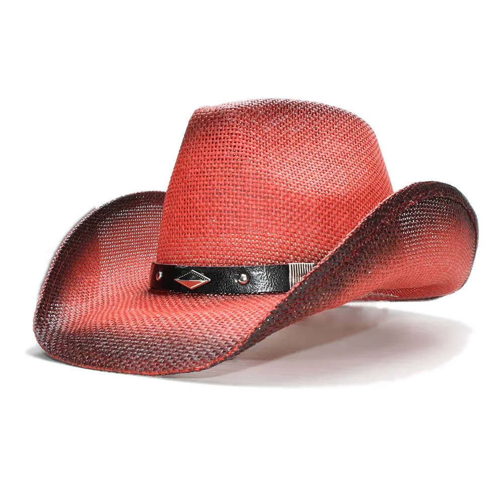 LUCKYLIANJI Women Men Vintage Wide Brim Hollow-out Straw Beach Cowboy Cowgirl Western Hat Alloy Bead Leather Band (57cm)
LUCKYLIANJI Women Men Vintage Wide Brim Hollow-out Straw Beach Cowboy Cowgirl Western Hat Alloy Bead Leather Band (57cm)