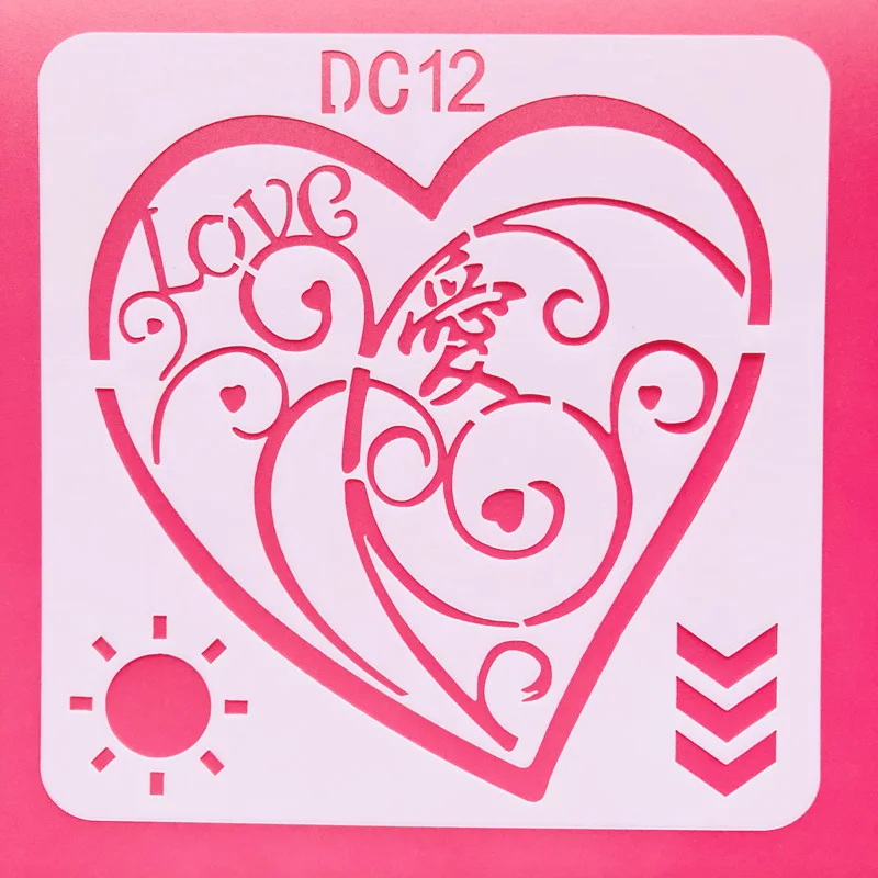 Chinese Love Stencil for Painting Scrap Booking Baking DIY Craft Creative Stationery Wholesale Free Shipping Accept Custom
Chinese Love Stencil for Painting Scrap Booking Baking DIY Craft Creative Stationery Wholesale Free Shipping Accept Custom